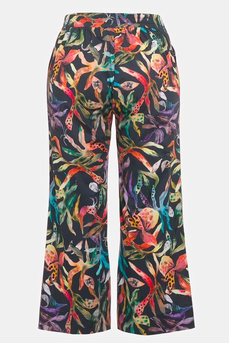 culotte, bloemen, kuitlang, wijde pijpen, biologisch katoen