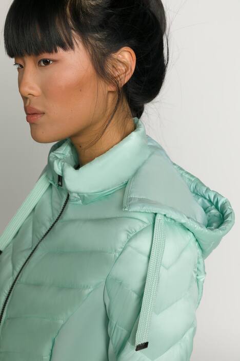 Hybridjacke, Softshell, Stepp, Kapuze