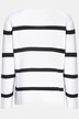 Pullover, Ringel, Oversized, Ajour, Rundhals, Langarm