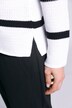 Pullover, Ringel, Oversized, Ajour, Rundhals, Langarm