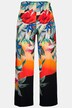 Pantalon slinky, fleurs de couleurs, ceinture confort