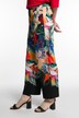 Pantalon slinky, fleurs de couleurs, ceinture confort
