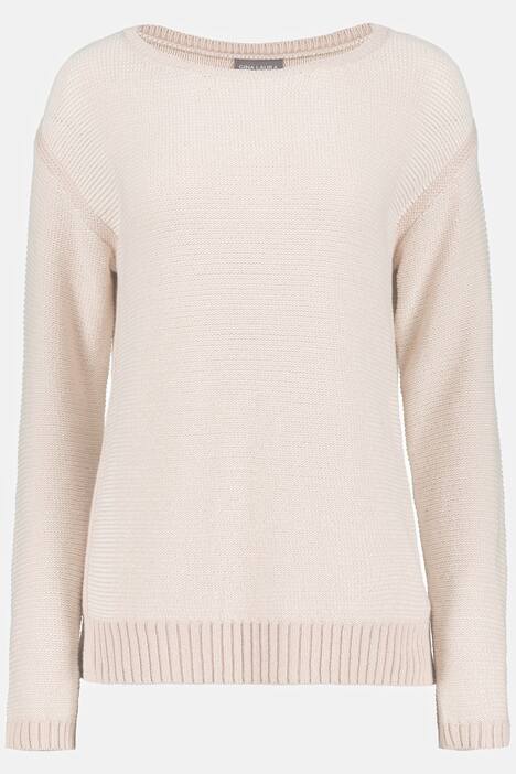 Pullover, Identity, oversized, U-Boot-Ausschnitt, Langarm