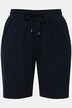 Bermuda, jersey flammé, taille élastique, coton bio