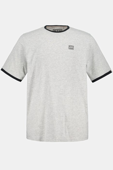 Camiseta STHUGE, detalles en contraste, cuello redondo, media manga, hasta 8 XL