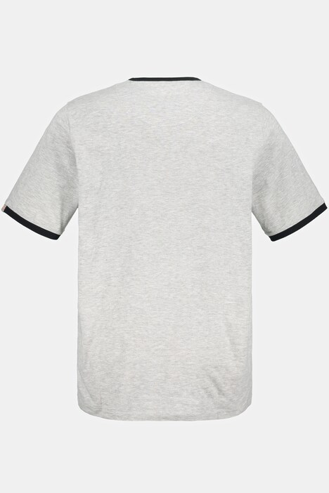 Camiseta STHUGE, detalles en contraste, cuello redondo, media manga, hasta 8 XL