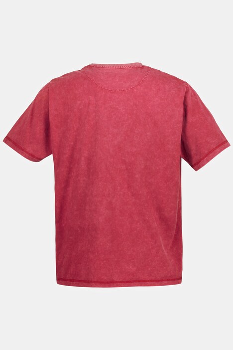 T-shirt STHUGE, effet acid washed (javellisé), col rond, manches courtes, jusqu'au 8 XL