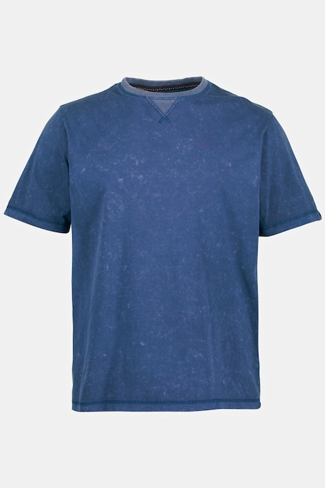 T-shirt STHUGE, effet acid washed (javellisé), col rond, manches courtes, jusqu'au 8 XL