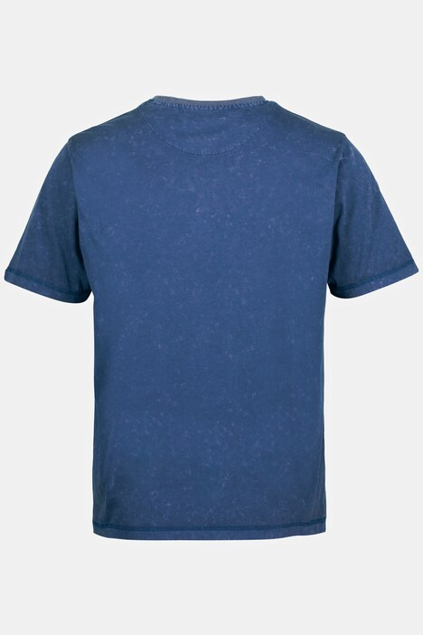 T-shirt STHUGE, effet acid washed (javellisé), col rond, manches courtes, jusqu'au 8 XL