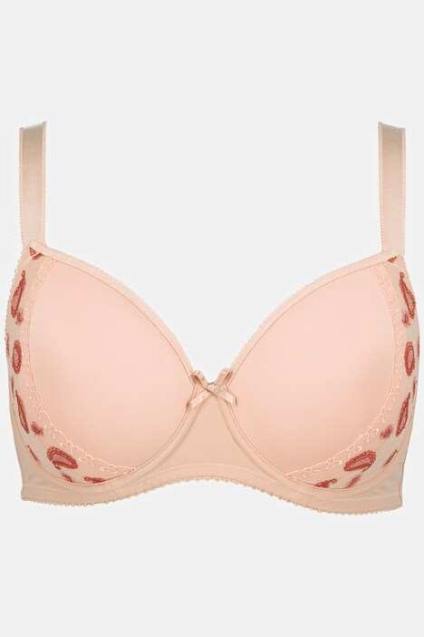 Reggiseno con ferretto e coppe di Spacer con ricami, coppa C-D