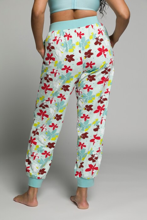 Pantaloni del pigiama con fantasia floreale e tasche