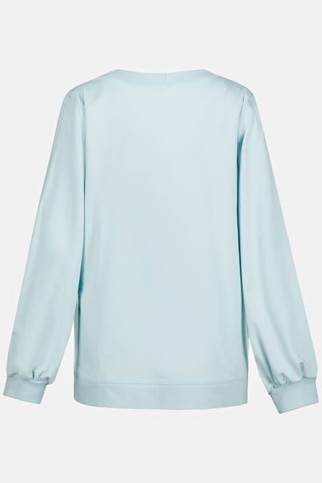 Sweatshirt Identity, Rundhals, weiter Langarm, weiche Modalmischung