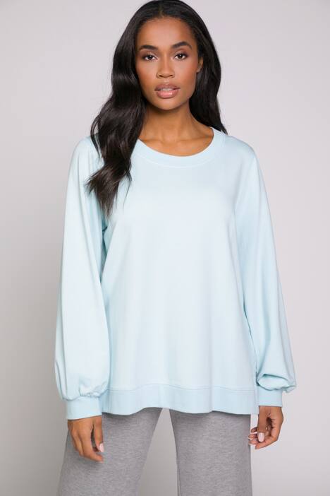 Sweatshirt Identity, Rundhals, weiter Langarm, weiche Modalmischung