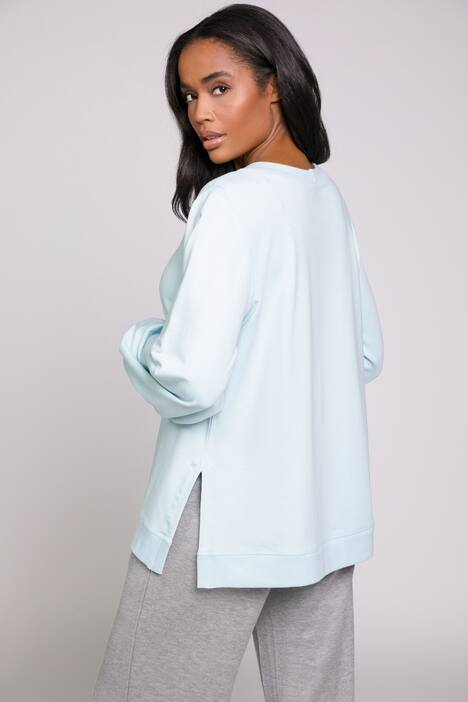 Sweatshirt Identity, Rundhals, weiter Langarm, weiche Modalmischung