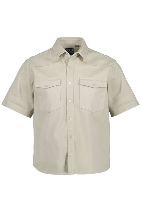 Košile STHUGE, svrchní, dlouhé rukávy, Modern střih, Kent límec, do 8XL