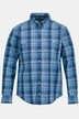 Chemise à carreaux STHUGE, manches longues, Modern Fit, col boutonné, jusqu'au 8 XL