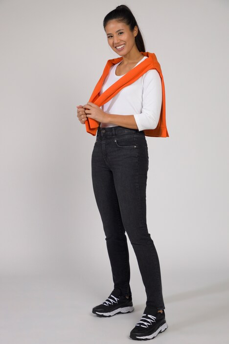 Bauch-Weg-Jeans, High Waist, 5-Pocket, Superstretch