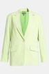 Blazer sciancrato con scollo con revers e fodera completa