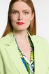 Blazer sciancrato con scollo con revers e fodera completa