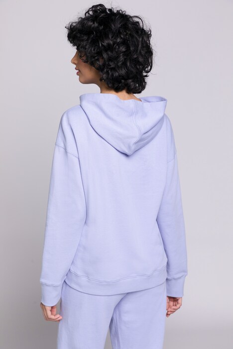 Hoodie, Sweater, HELLO-Stickerei, Kapuze, Langarm