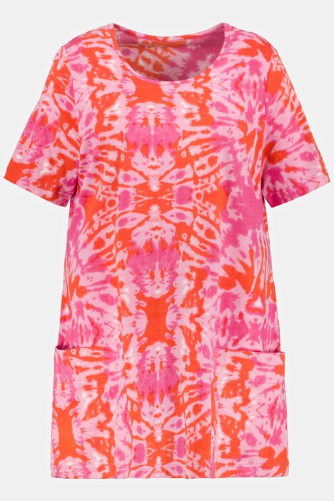 Tie Dye Patch Pocket Knit Tunic
