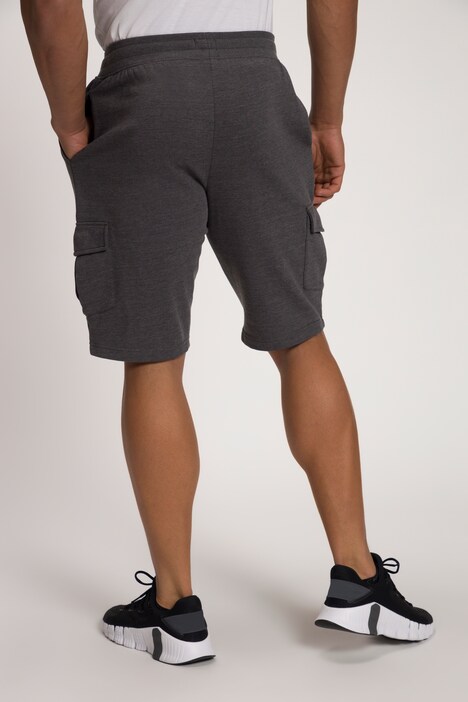Bermuda cargo di felpa JP1880 con cintura elastica e tasche in stile cargo, fino alla tg. 7XL