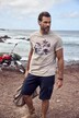 Bermuda cargo JP 1880 en molleton, taille élastique et poches cargo - jusqu'au 7 XL
