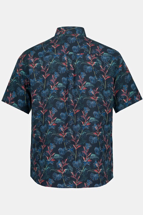 Hemd, Halbarm, Buttondown-Kragen, Modern Fit, floraler Print