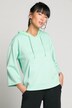 Sweatshirt, Hoodie, Kapuze, kastige Form, weiter 3/4-Arm