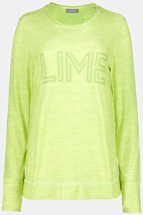 Shirt, LIME, Rundhals, Langarm, Daumenloch, schnelltrocknend