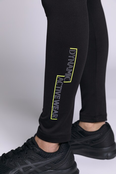 Leggings, Schriftdruck, schmales Bein, Elastikbund, schnelltrocknend