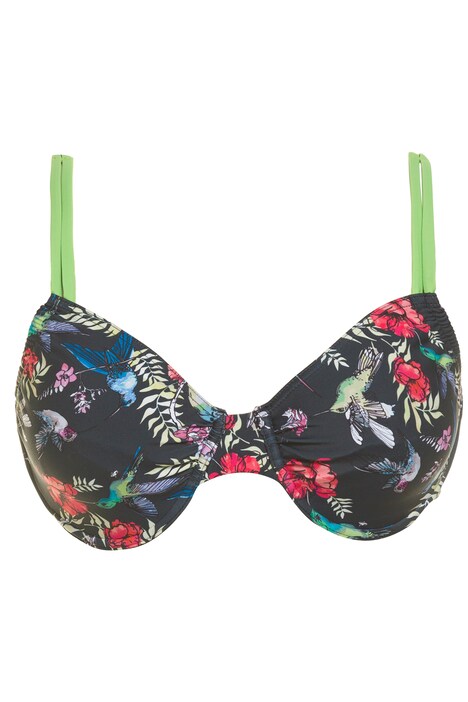 Bikiny top, kostice, měkké košíčky, kolibřík