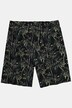 Broek, kort, florale print, elastische band