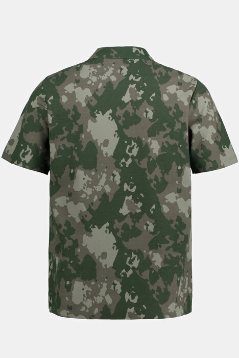 poloshirt, korte mouwen, camouflage print