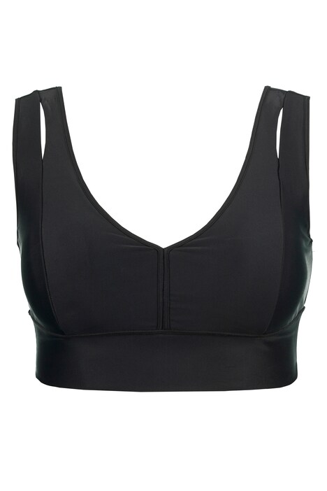 Bikiny top, měkké košíčky, průstřihy, výstřih do V