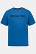 T-shirt, belly fit, gevlamde jersey, korte mouwen, t/m 8XL
