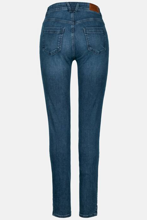 Jeans Julia, Wascheffekte, Ziernähte, 5-Pocket-Schnitt
