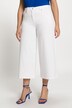 Stud Accent Stretch Denim Culottes