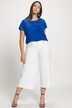 Stud Accent Stretch Denim Culottes