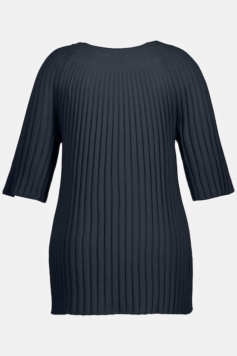 Pullover, Stehkragen, Raglan-Halbarm, Biobaumwolle