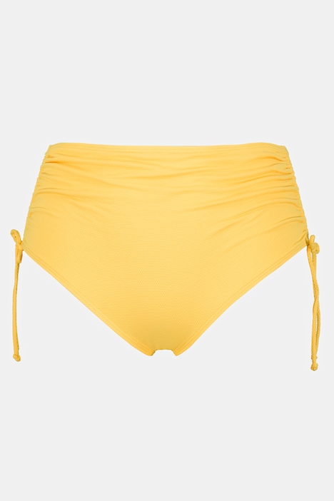 Bikini Con Texture Scollo A Prendisole Coppe Morbide E Volant Giallo