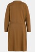 Cardigan long, ceinture, décolleté en V, coton bio