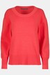 Pullover, U-Boot-Ausschnitt, Langarm, weicher Feinstrick