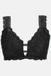 Bralette, kant, rits, geen beugel