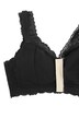 Bralette, kant, rits, geen beugel