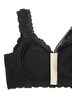 Bralette, kant, rits, geen beugel