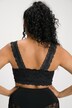 Bralette, kant, rits, geen beugel