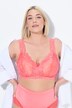 Bralette sans armatures. Fermeture zippée et dentelle
