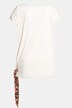 Boat Neck Tie Hem Knit Top