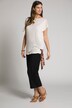 Boat Neck Tie Hem Knit Top